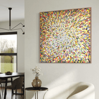 Image 7 of 'The shape of Joy' - 122x122cm