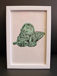 Flak: Mini Boglin Linocut Print