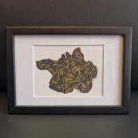 Image 2 of Chief Smog: Mini Boglin Linocut Print