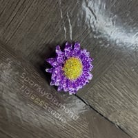 Image 2 of *Only One!* Purple Daisy Coverminder Magnet Charm