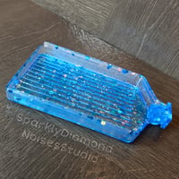 Image 2 of *Only One!* Small Tray-Blue Glittered