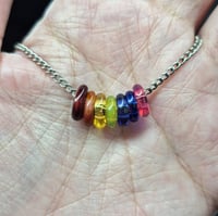 Image 1 of ALTERNATIVE RAINBOW BEAD SPACERS SET