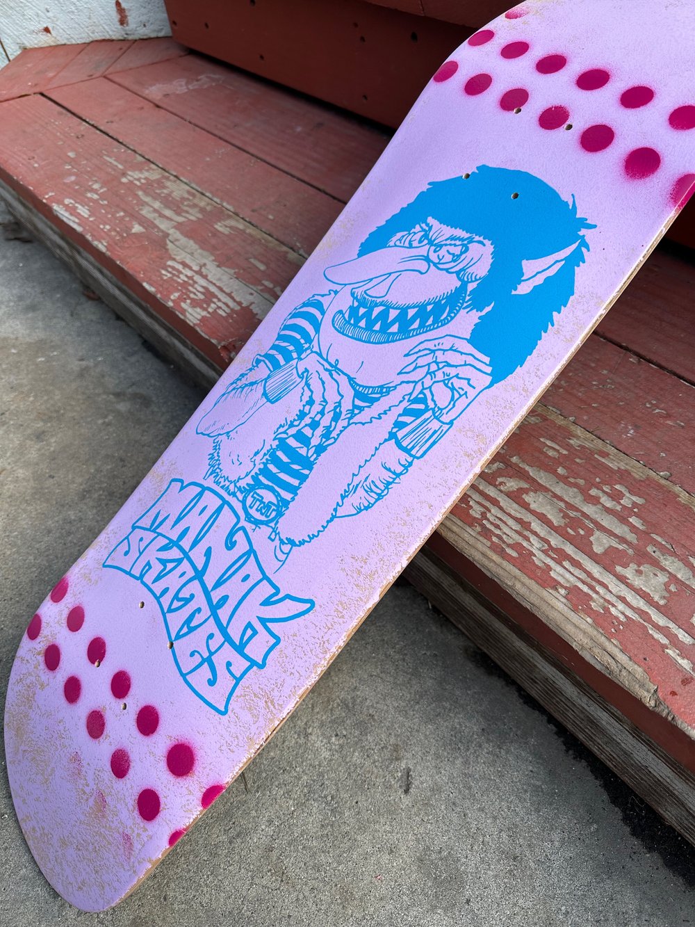 8.75" Street Popsicle (smaller Wheelbase) - Creep Graphic