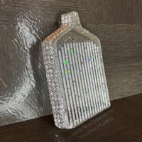Image 1 of *Only One!* Large Tray- Clear Glittered & Rhinestoned