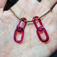 Image 2 of PURP RED LINK BEADS
