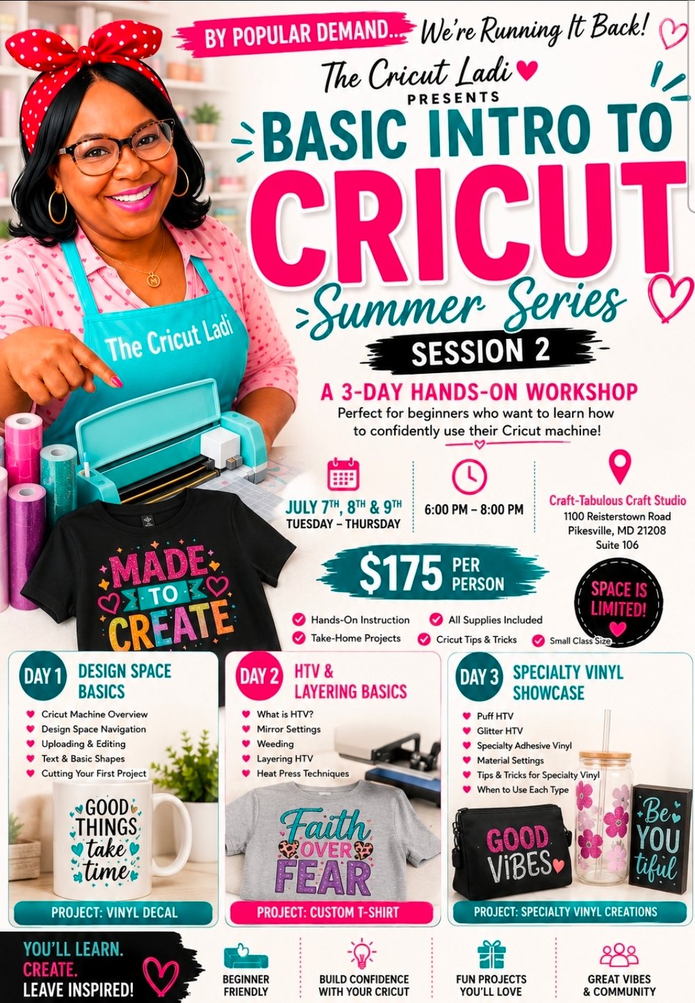 Image of Basic intro to cricut mini series