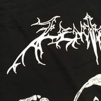 Image 3 of ZEMIAL - TO SLAY WITH SILENT DAGGER T-SHIRT - BLACK (WHITE PRINT)
