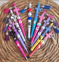 Image 1 of  Jesus Cross Beaded Pens 