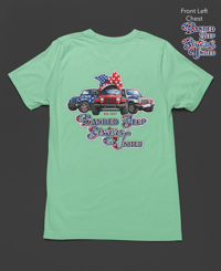 Image 1 of Banded Jeep Sister United Tee
