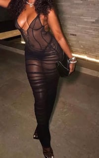 Image 5 of Ms. Lady Cover Up Mesh Dress 