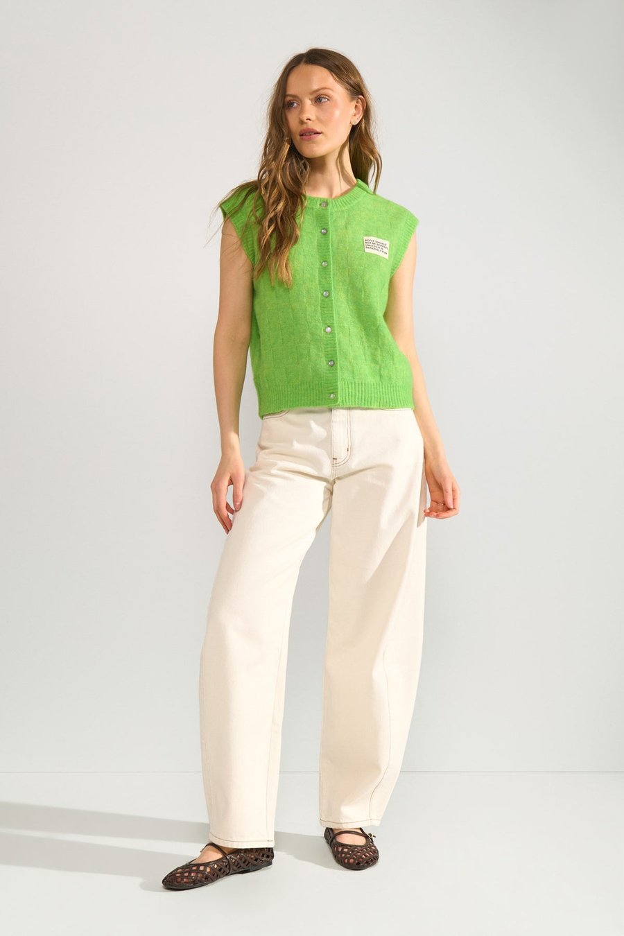 Image of 1-Chaleco Nuriette Jasmine Green