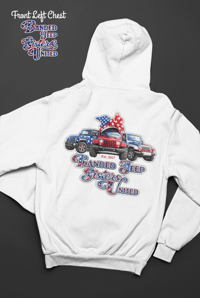 Image 4 of Banded Jeep Sister United Hoodie