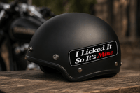 I Liked it Helmet Sticker