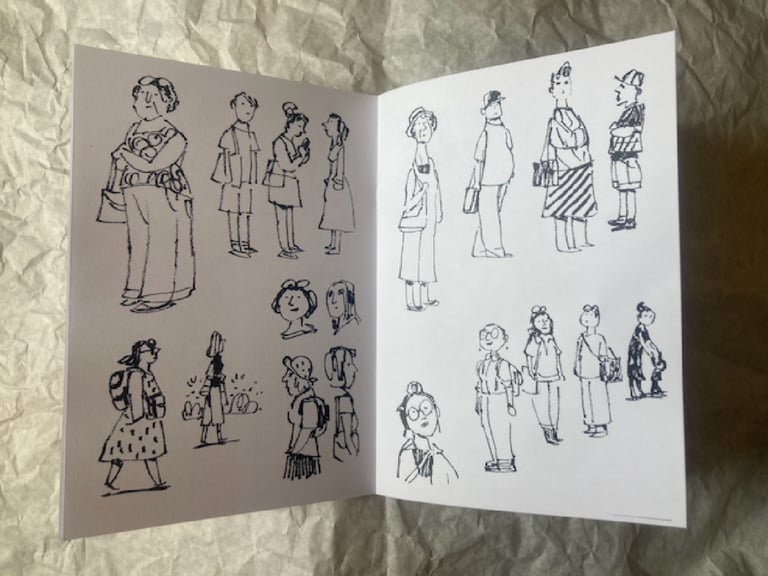 A Book Festival Sketchbook Image 2