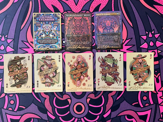 Image of Bundle of all my 8 MtG Artist Proofs | FOIL