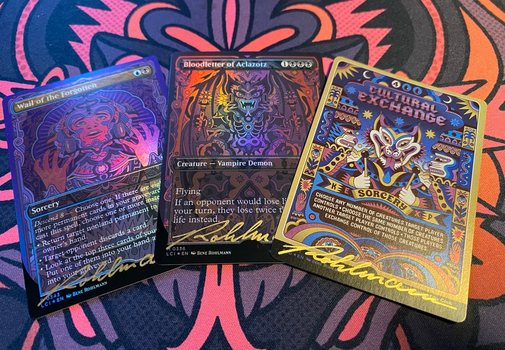 Image of Bundle of all my 8 MtG Artist Proofs | FOIL