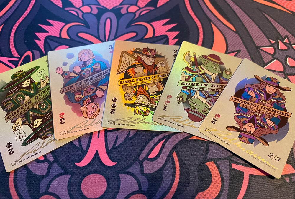 Image of Bundle of all my 8 MtG Artist Proofs | FOIL
