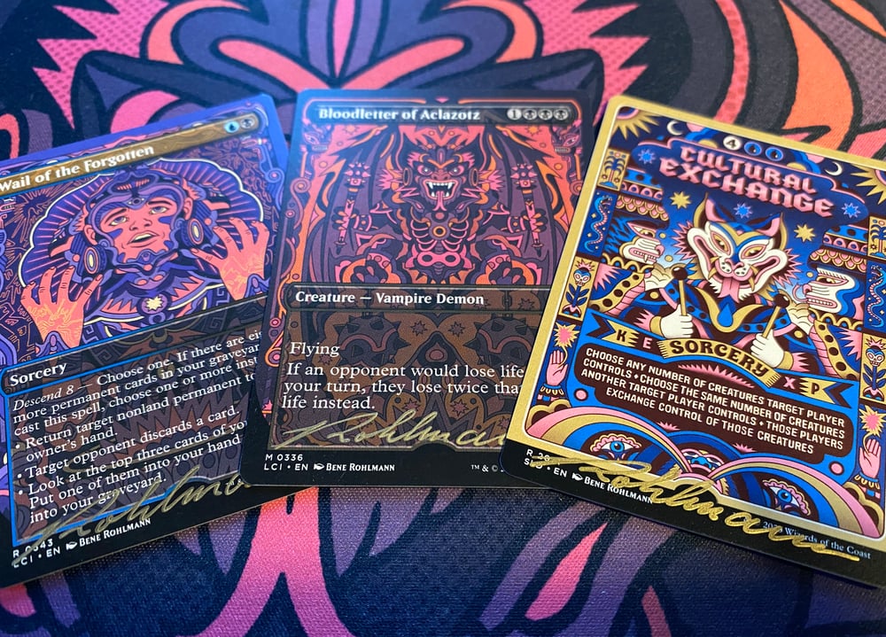 Image of Bundle of all my 8 MtG Artist Proofs | Regular