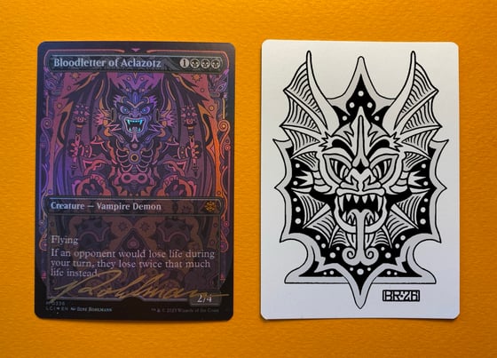 Image of Bloodletter AP with sketch | Foil