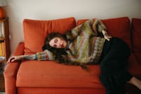 Image 8 of Lynden Mohair Sweater (Limited in colour Gris  variegated)