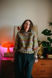 Image 7 of Lynden Mohair Sweater (Limited in colour Gris  variegated)