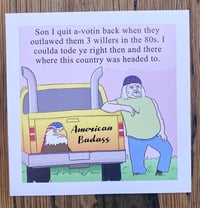 Image 1 of Amurican Bad Ace Print