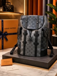 Image 1 of Big L-V Monogram Eclipse Christopher Backpack