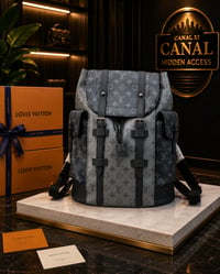 Image 2 of Big L-V Monogram Eclipse Christopher Backpack