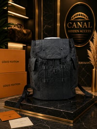 Image 1 of Big L-V Monogram Shadow Christopher Backpack