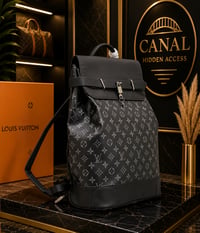 Image 2 of Big L-V Monogram Eclipse Steamer Backpack