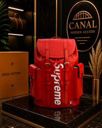 Image 1 of Big L-V x Sup Epi Leather Christopher Backpack