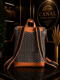 Image 3 of GoYo Alpin Backpack – Classic Black & Tan