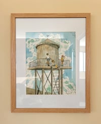 Image 1 of Water Tower - Original Painting Patreon Access