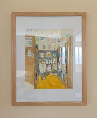 Image 1 of Reading Corner - Original Painting Patreon Access