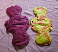 Image 2 of Heavy Absorbency Cotton Pad Two Pack- Hidden Waterproof Layer 