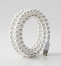 White Pearl Phone Charger