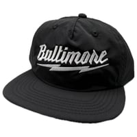 Baltimore YOUTH Bolt Nylon Snapback (Black)