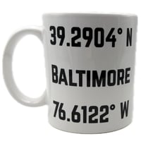 Baltimore Coordinates Mug