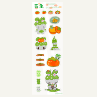 Taitu Yummy Persimmon Sticker Sheet