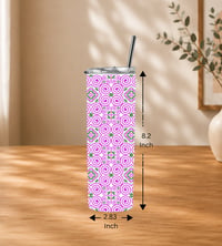 Image 3 of Hmong Snail Flowers Tumbler 20 Oz