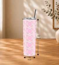 Image 3 of Hmong Snail Bloom Tumbler 20 Oz