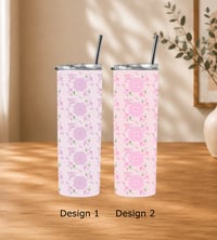 Image 1 of Hmong Snail Bloom Tumbler 20 Oz