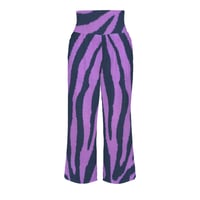 Image 2 of PURPLE ZEBRA HIGH WAISTED PANTS
