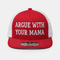 Image 1 of Argue with your Momma Red/White