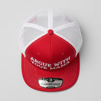 Image 3 of Argue with your Momma Red/White
