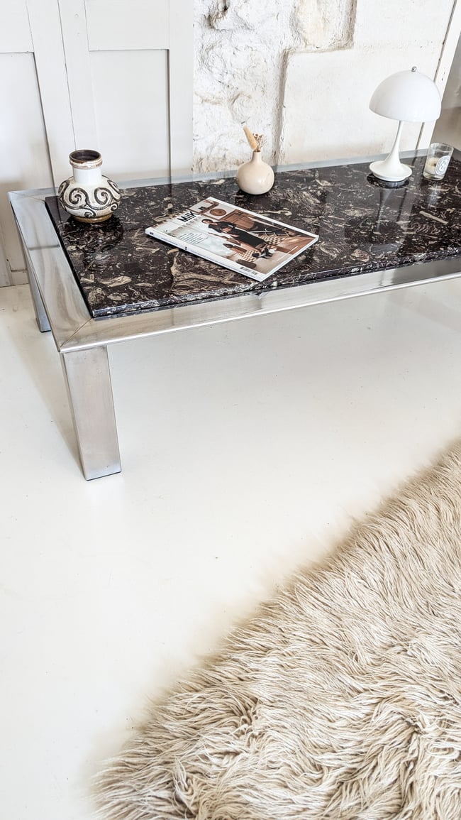 Table basse marbre Roche Bobois 