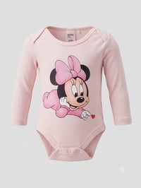 Image 1 of Sweet Minnie Moments – 2‑Piece Baby Bodysuit Set