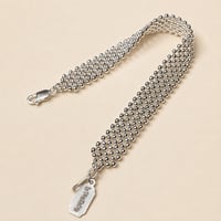 Image 6 of Bracelet manchette argent tissé Echo L