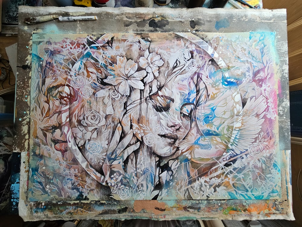 "A Long Lost Letter For a Friend" - HAND EMBELLISHED LTD EDT - FREE...