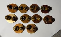 Image 2 of INS005 Ten U.S. WWII Enlisted brass collar insignia  